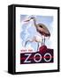 Visit the Zoo-null-Framed Stretched Canvas