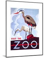 Visit the Zoo-null-Mounted Giclee Print