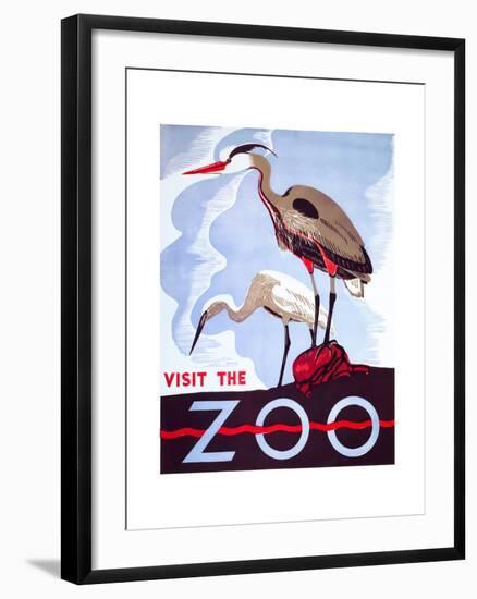 Visit the Zoo-null-Framed Giclee Print