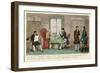 Visit to a Money Lender-Robert Cruickshank-Framed Art Print