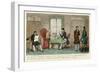 Visit to a Money Lender-Robert Cruickshank-Framed Art Print