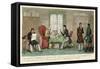 Visit to a Money Lender-Robert Cruickshank-Framed Stretched Canvas