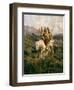 Visit to Another Tribe, 1909-Edward Samuel Paxson-Framed Giclee Print