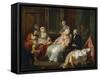 Visit to Doctor-Pierre Adrien Choquet-Framed Stretched Canvas