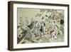 Visit to Gardener-Nishikawa Sukenobu-Framed Giclee Print