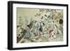 Visit to Gardener-Nishikawa Sukenobu-Framed Giclee Print