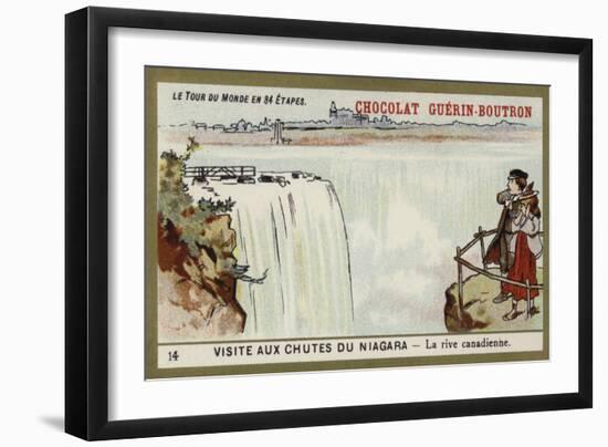 Visit to Niagara Falls - the Canadian Side-null-Framed Giclee Print