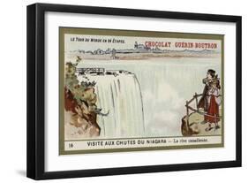 Visit to Niagara Falls - the Canadian Side-null-Framed Giclee Print