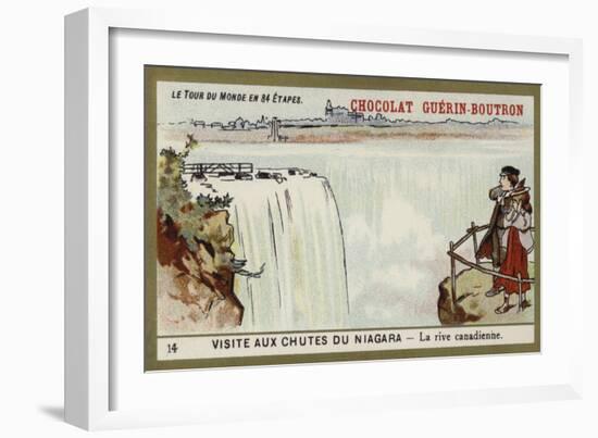 Visit to Niagara Falls - the Canadian Side-null-Framed Giclee Print