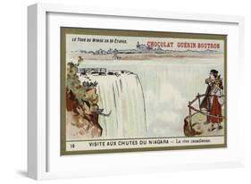 Visit to Niagara Falls - the Canadian Side-null-Framed Giclee Print