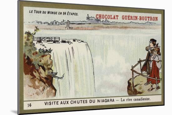Visit to Niagara Falls - the Canadian Side-null-Mounted Giclee Print