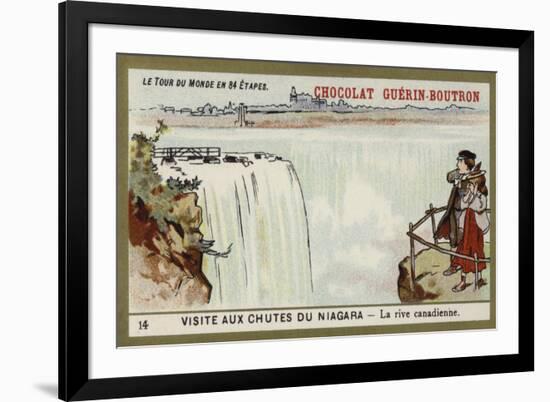 Visit to Niagara Falls - the Canadian Side-null-Framed Giclee Print