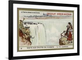 Visit to Niagara Falls - the Canadian Side-null-Framed Giclee Print