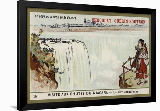 Visit to Niagara Falls - the Canadian Side-null-Framed Giclee Print