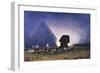 Visit to Sphinx in Giza, from Empress Eugenie of France's Journey in Egypt-Charles Theodore Frere-Framed Giclee Print