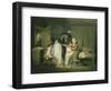 Visit to the Child at Nurse, C.1788-George Morland-Framed Giclee Print