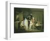 Visit to the Child at Nurse, C.1788-George Morland-Framed Giclee Print