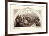 Visit to the Dublin Great Exhibition by Queen Victoria, August 30, 1853, Ireland-null-Framed Giclee Print