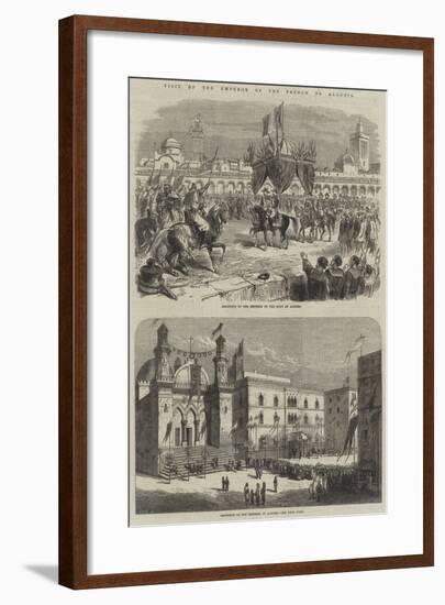 Visit to the Emperor of the French to Algeria-null-Framed Giclee Print