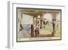 Visit to the Mission of San Juan, California-null-Framed Giclee Print