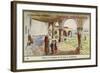 Visit to the Mission of San Juan, California-null-Framed Giclee Print