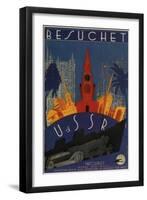 Visit to the USSR, 1930-Max Litvak-Framed Giclee Print