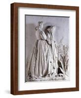 Visit to Tomb-Adriano Cecioni-Framed Giclee Print
