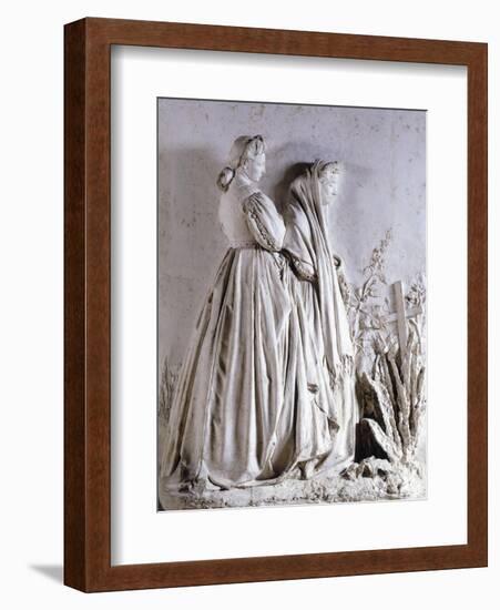 Visit to Tomb-Adriano Cecioni-Framed Giclee Print