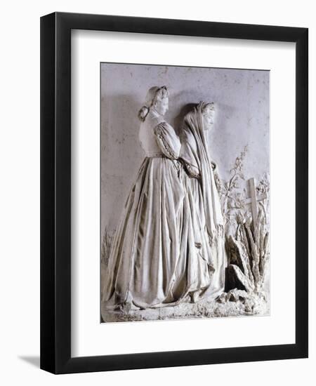 Visit to Tomb-Adriano Cecioni-Framed Giclee Print