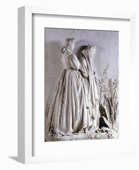 Visit to Tomb-Adriano Cecioni-Framed Giclee Print