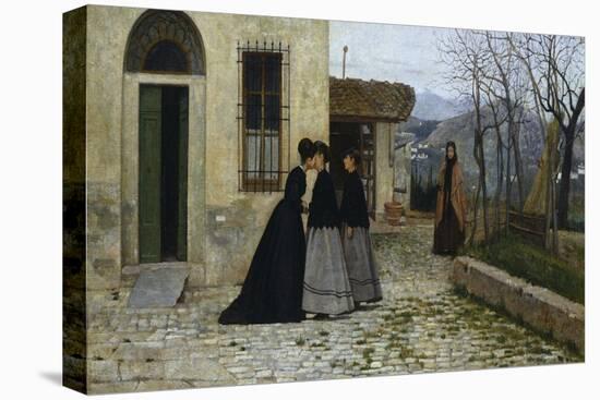 Visit-Silvestro Lega-Stretched Canvas