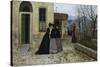 Visit-Silvestro Lega-Stretched Canvas