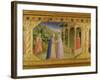 Visitation, from the Predella of the Annunciation Alterpiece, c. 1430-32 (Tempera & Gold on Panel)-Fra Angelico-Framed Giclee Print