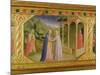 Visitation, from the Predella of the Annunciation Alterpiece, c. 1430-32 (Tempera & Gold on Panel)-Fra Angelico-Mounted Giclee Print