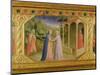 Visitation, from the Predella of the Annunciation Alterpiece, c. 1430-32 (Tempera & Gold on Panel)-Fra Angelico-Mounted Giclee Print