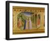 Visitation, from the Predella of the Annunciation Alterpiece, c. 1430-32 (Tempera & Gold on Panel)-Fra Angelico-Framed Giclee Print