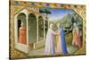 Visitation, from the Predella of the Annunciation Alterpiece-Fra Angelico-Stretched Canvas