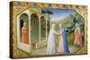 Visitation, from the Predella of the Annunciation Alterpiece-Fra Angelico-Stretched Canvas