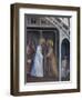 Visitation, Mary Meeting Elizabeth, Scene from New Testament Stories, 1375-1378-Giusto de' Menabuoi-Framed Giclee Print