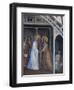 Visitation, Mary Meeting Elizabeth, Scene from New Testament Stories, 1375-1378-Giusto de' Menabuoi-Framed Giclee Print