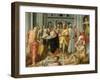 Visitation, Meeting of Mary and Elizabeth in the Presence of Saints Joseph and Jerome-Pellegrino Tibaldi-Framed Art Print