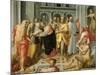 Visitation, Meeting of Mary and Elizabeth in the Presence of Saints Joseph and Jerome-Pellegrino Tibaldi-Mounted Art Print