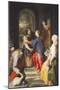 Visitation of the Virgin Mary to St Elizabeth-Federico Bencovich-Mounted Giclee Print