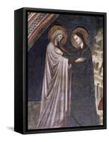 Visitation of Virgin to Elizabeth-null-Framed Stretched Canvas