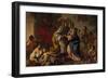 Visitation, Oil Painting-Francesco de Mura-Framed Giclee Print