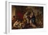 Visitation, Oil Painting-Francesco de Mura-Framed Giclee Print