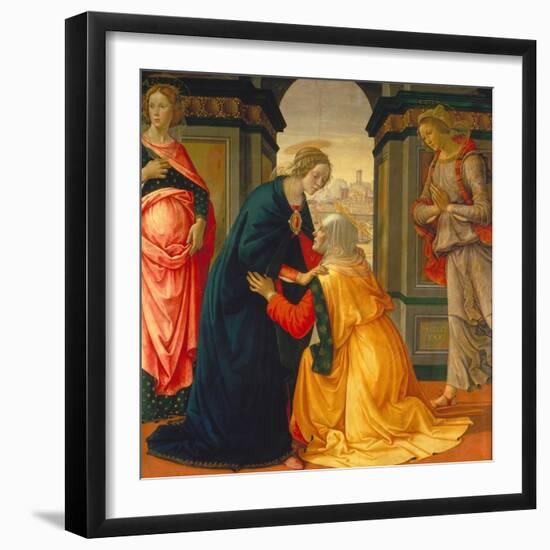 Visitation, with Maria Jakobaea and Maria Salome, 1491-Domenico Ghirlandaio-Framed Giclee Print