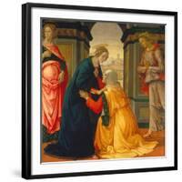 Visitation, with Maria Jakobaea and Maria Salome, 1491-Domenico Ghirlandaio-Framed Giclee Print