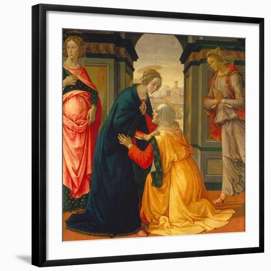 Visitation, with Maria Jakobaea and Maria Salome, 1491-Domenico Ghirlandaio-Framed Giclee Print