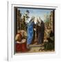 Visitation with St. Nicholas and St. Anthony Abbot, c.1490-Piero di Cosimo-Framed Giclee Print